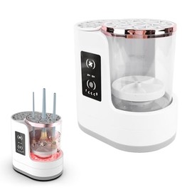Limpiador de Brochas de Maquillaje Eléctrico, Máquina de Limpieza de Brochas de Maquillaje Desmontable USB de 850 RPM, Máquina Secadora Limpiadora de Brochas de Maquillaje