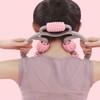 Acupressure Self-Massage Calf Roller with Handle Calf Pink