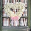 Valentine's Day Wreath Heart Shaped Wreath Rose Wreath Artificial Garland