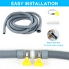 Washing Machine Drain Hose Extension Kit - Universal for Dishwasher,