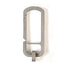 Keychain Carabiner Clips, Titanium Alloy Key Ring Key Ring Key Chain Holder, Quick Release Hook for Unisex (Buckle Only)