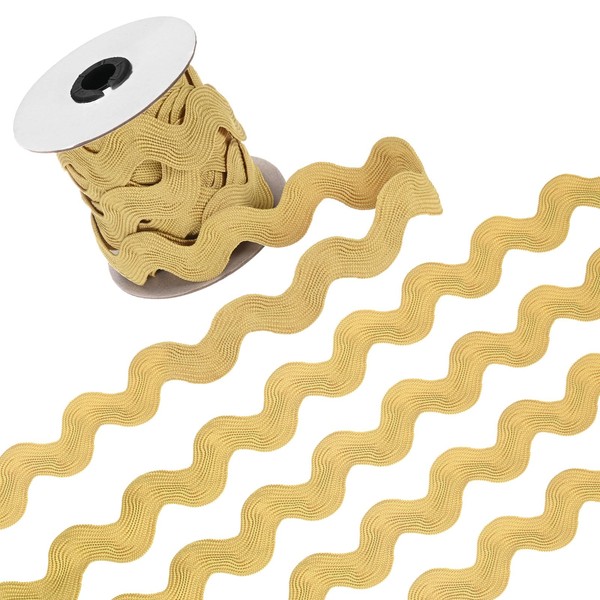 M METERXITY 1-Roll Rick Rack Trim, 10 Yard 20mm /