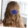 OATIPHO 6pcs Dual Rose Flower Hair Clips Rhinestones Elegant Bridal