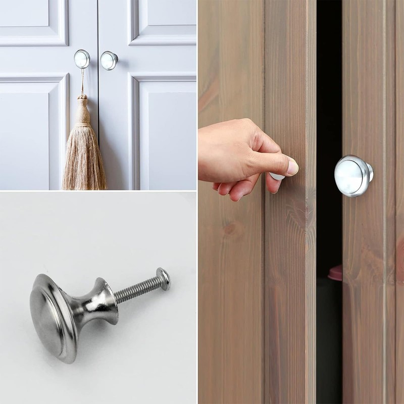 WNXBFO Cupboard Door Knobs Set of 8 - Cupboard Door