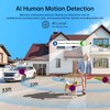 Security Cameras Wireless Outdoor 2K: Battery Powered WiFi Camera with