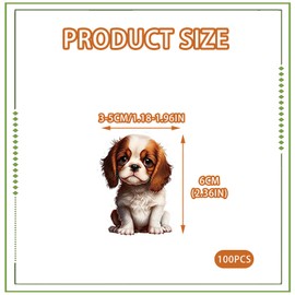 Pack of 100 Kindle Stickers, Dog Stickers, Kindle, Kindle Stickers, Animal Stickers, Cute Dog Stickers, for Children, Teenagers, Laptops, Water Bottle, Notebook, Luggage, Skateboard