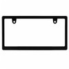 License Plate Frame, Slim Type, Black, Compatible with New Standard