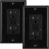 Paquete de 2 enchufes -GFCI de 20 amperios, autoprueba, toma