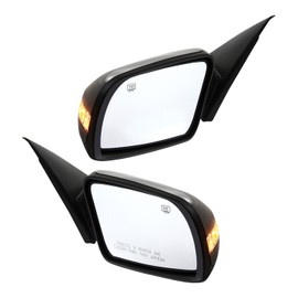 Garage-Pro Driver & Passenger Side Power Heated Mirrors for Nissan Altima 2007-2012 With Signal Light Paintable Sedan