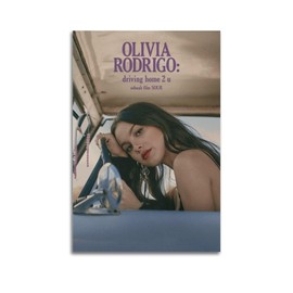 Olivia Rodrigo Canvas Wall Art Decor - Living Room, Bedroom: 12x18inch (30x45cm) Unframed