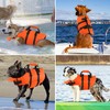 Petglad Dog Life Jacket with 4ft Leash, Reflective Pet Life
