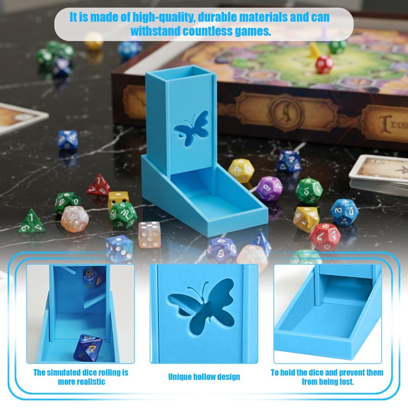 Falnvita Foldable Mini Dice Tower for D&D, RPG & Tabletop