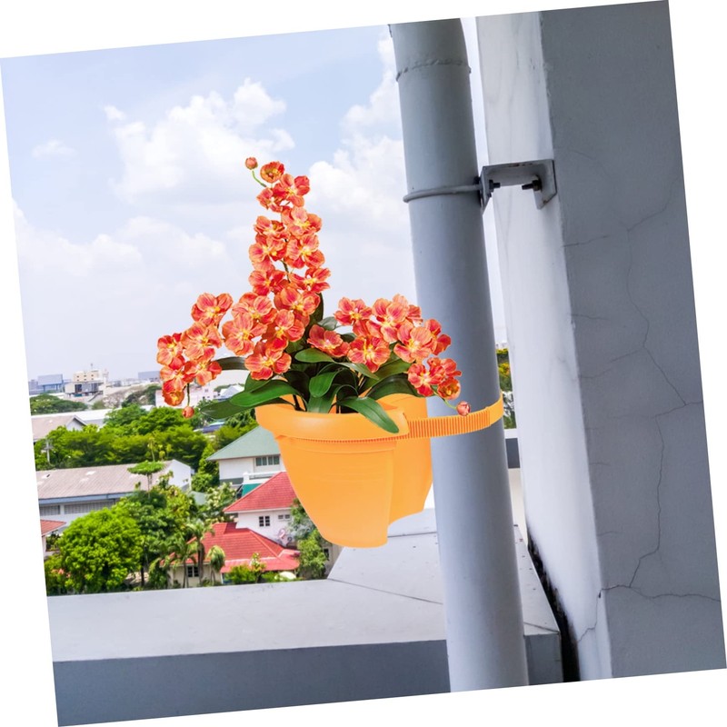 Levemolo 1 PC Durable Wall Mounted Flower Pot Practical Hanging