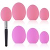 THJOPOKEEL 6 piezas Estuche Para Brochas De Maquillaje Funda Protectora