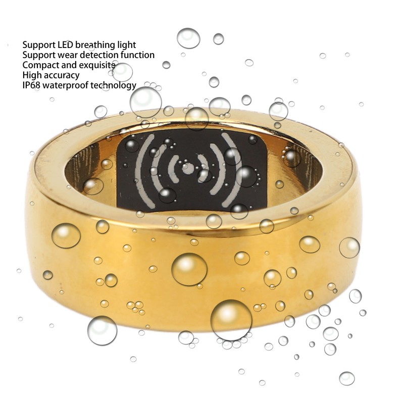 Smart Fitness Tracker Ring IP68 Waterproof Bluetooth Pedometer Smart Ring