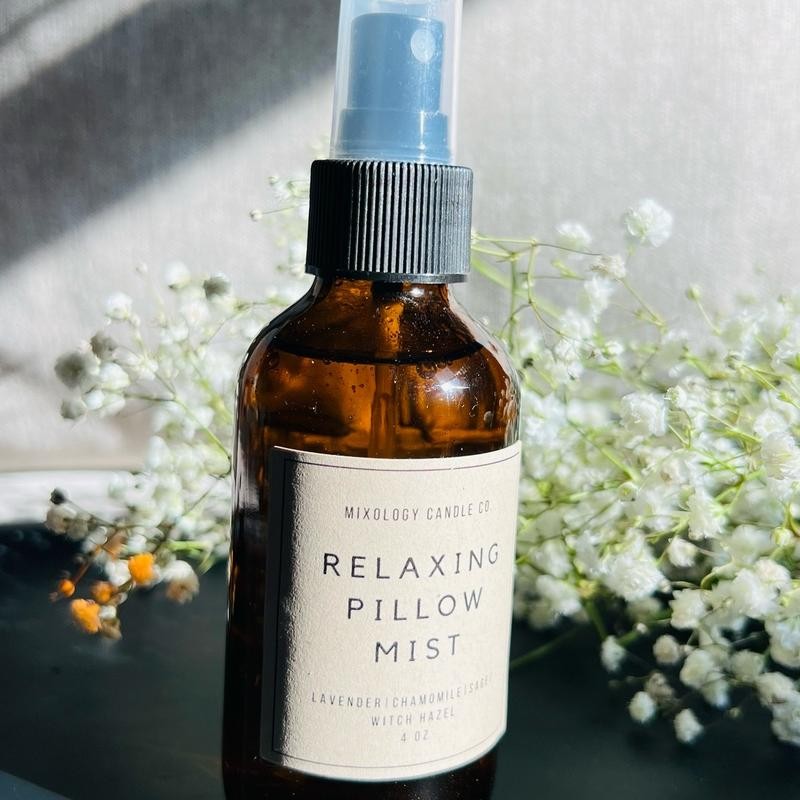 Relaxing Pillow Mist - Lavender, Chamomile, and Sage Essential Oils