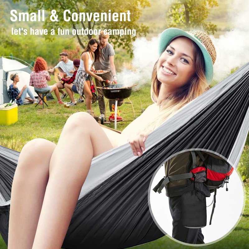 Hammock Camping Portable Single Hammocks for Outdoor Hiking Travel Backpacking