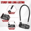 Lawnize Cable Locks with Letters, Text, Words Combination,Steel Cable Rope