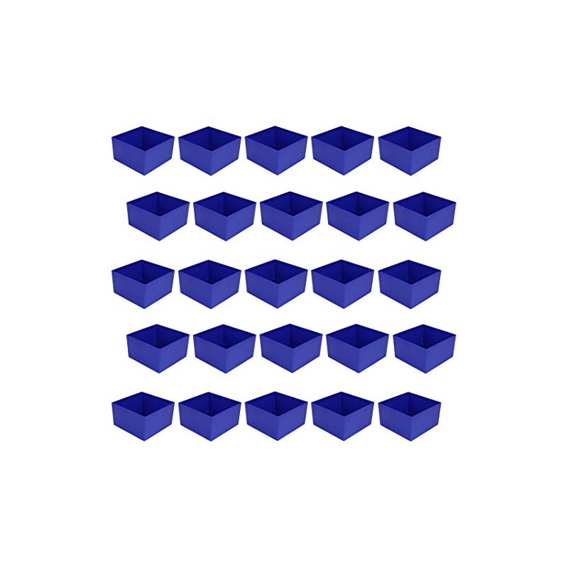 Plastic Insert Box/Storage Container, Blue, 108 x 108 x 63