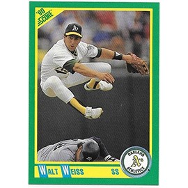 Walt Weiss 1990 Score Oakland A's Card #110