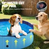 FunBy Foldable Dog Pool, Kiddie Pools Hard Plastic for kids,