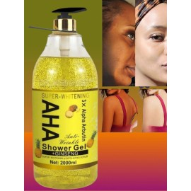 Dr Meinaier AHA Super Whitening Shower Gel Skin Exfoliating Body Wash, 2000ml [USA Stock🇺🇸