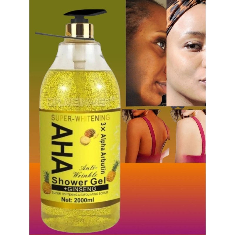 Dr Meinaier AHA Super Whitening Shower Gel Skin Exfoliating Body