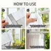 60 Pcs Adjustable Pinch Pleat Curtain Hooks - Plastic Drapery