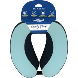 BE RELAX "New Comfy Cloud Premium Memory Foam Wellness Pillow. Designed in Paris. (Green)