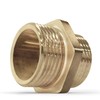 Brass Nipple Pipe Fittings Threaded Hex Straight Connector Pipe Fittings
