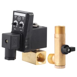 Haosie Air Compressor Water Tank Automatic Drain Valve, G1/2 DN15 Air Compressor Check Valve, Automatic Drain Valve for Air Compressor Storage Tank