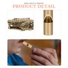 Kisangel Brass Whistle Pendant Mini Brass Whistle Emergency Whistle Decor
