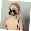 Ipetboom Lace Bow Hair Band Stylish Bow Hair Tie Fabric