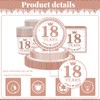 Rose Gold 18th Birthday Decorations - 69pcs Tableware Set for