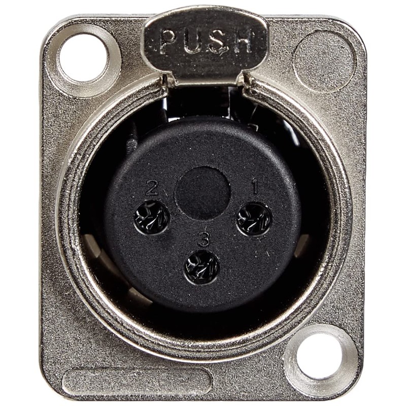 XLR SOCKET FEMALE, D Type