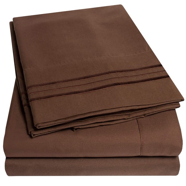 1500 Supreme Collection Bed Sheets - 4 Piece Bed Sheet