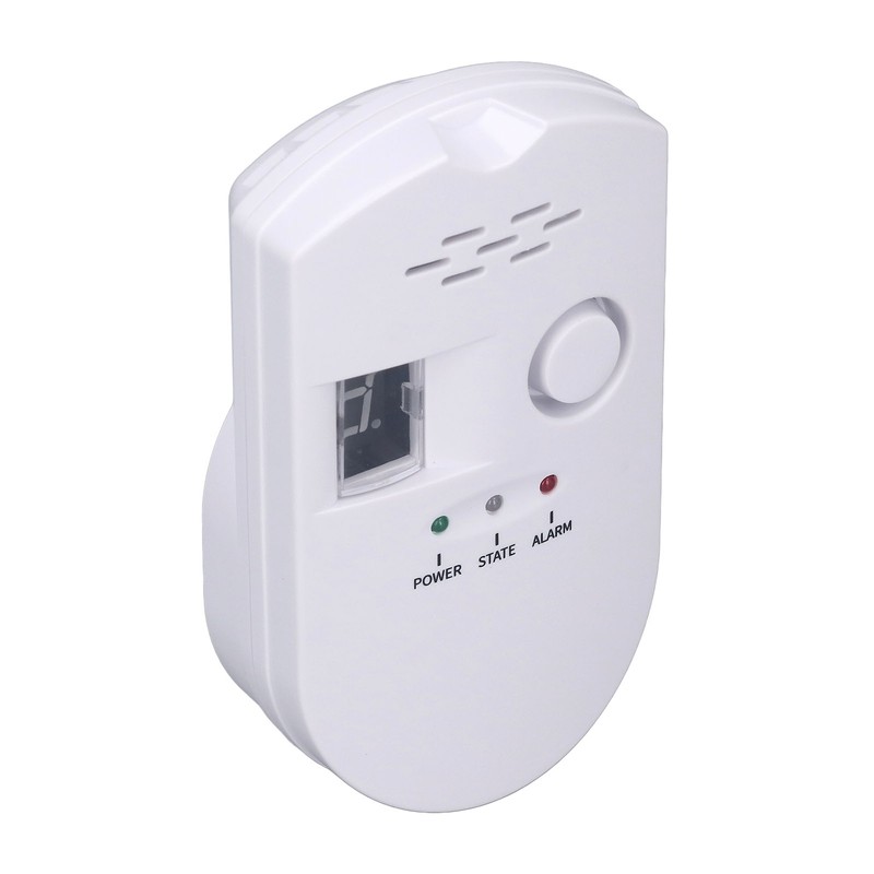 Natural Gas Detector Plug In Ultra Sensitive Digital Display Flammable