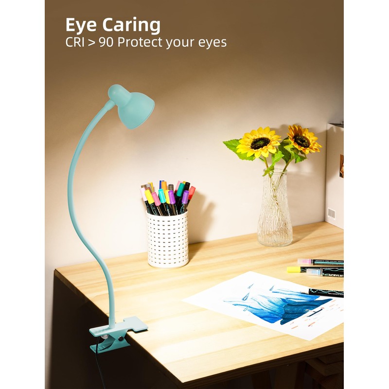 LiFMIRA Clip on Reading Light for Bed 3 Color Modes,