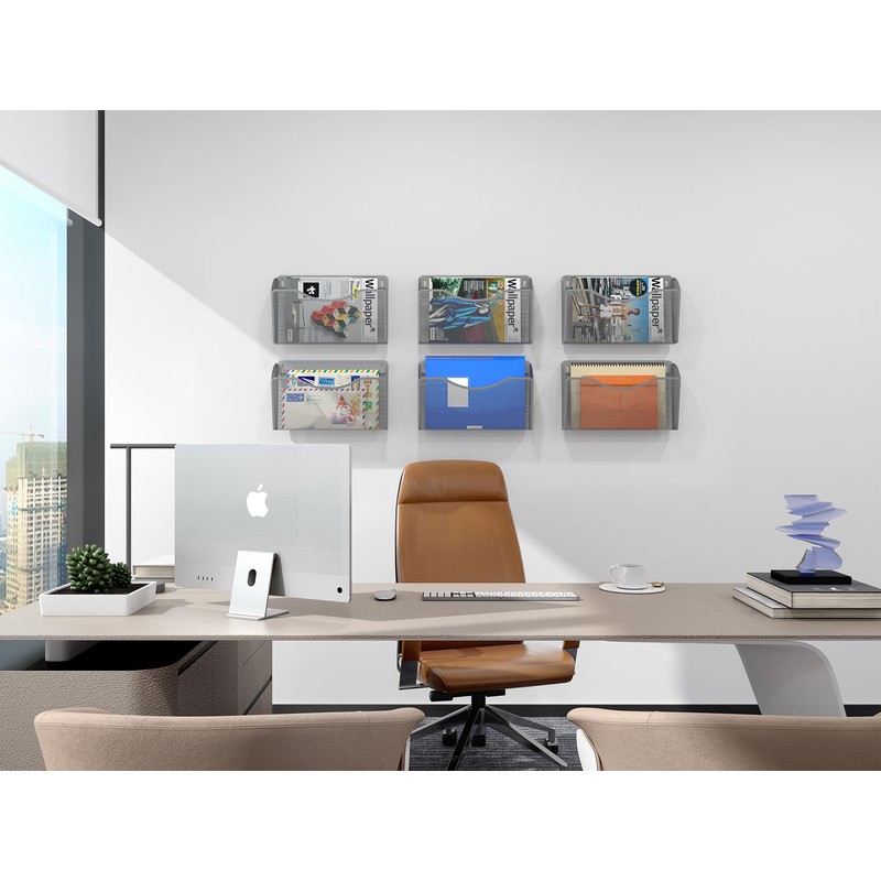 EasyPAG 1 Pocket Landscape A4 Mesh Hanging Wall File Holder