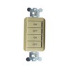 Sensor Switch NPODM-2P-IV nLight Push Button Wallpod 2-Channel, Ivory