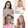 Hubeye 3 Pack Oprah Style Reading Glasses for Women Men