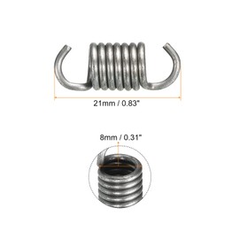 sourcing map Clutch Spring Tension Spring, 10Pcs Chainsaw Clutch Spring for Set MS170 MS180 Replacement Parts