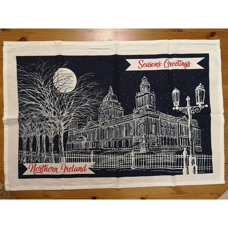 Ulster Weavers 100% Cotton Tea Towel - Belfast City Hall