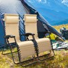 Caravan Canopy Infinity Zero Gravity Steel Frame Patio Deck Chair,