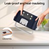 VISOM Cordless Electric Lunch Box, 6.75 Cup Automatic Food Warmer