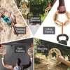 MonkeyTail Hangboard Fingerboard Climbing Rings Finger Strength Device for Pull-Ups