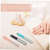 IWOWHERO 6pcs Nail Shaping Files Natural and Artificial Nail Smoothing
