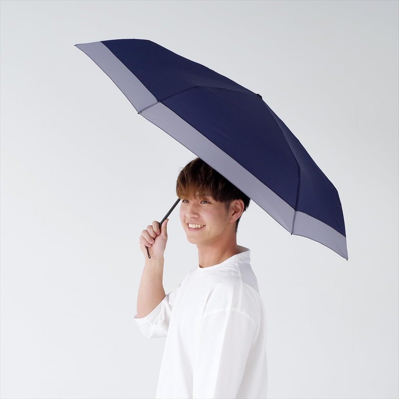 Nifty Colors 5186NV Bi-Color Carbon Lightweight Mini 60 Folding Umbrella