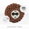 Luminara Pinecone Flameless Candles Chalky Brown Finish Pine Cone Figural,