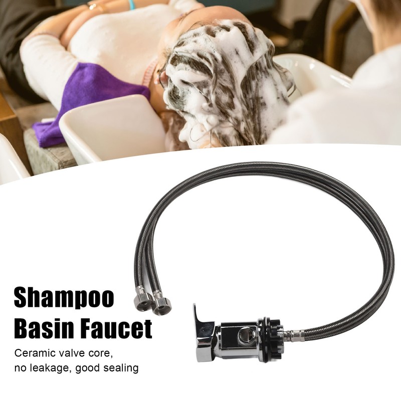 Shampoo Bed Faucet Ceramic Valve Core Portable Head Wash Bowl